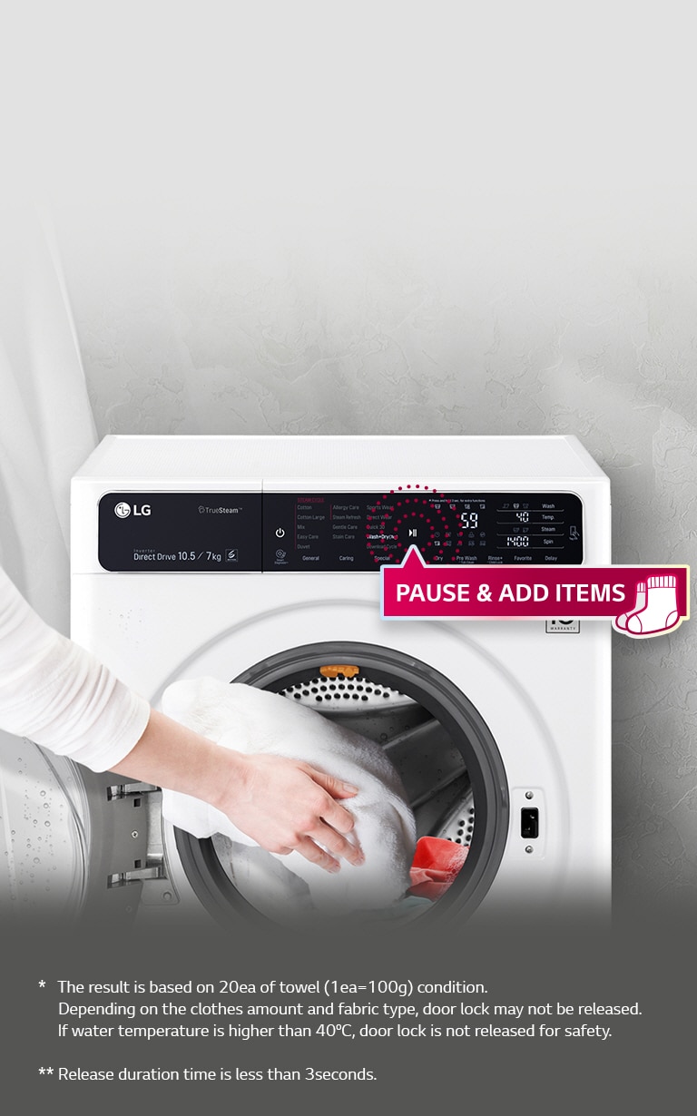 LG FH4U1JBHK6N Washer and Dryer In One Non Stop Solution | LG UAE